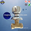 brass e-casting body brass spool zinc handle stop valve